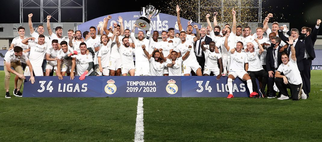 El Real Madrid, campeón de Liga 2019/2020: la del coronavirus, pero también  la de Zidane, Benzema... ¿y el VAR? - Notas de Fútbol